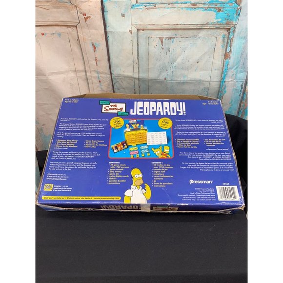 Simpsons Jeopardy Game **Missing 2 clickers, 2003 Edition, Pressman Toy Co - Picture 2 of 5